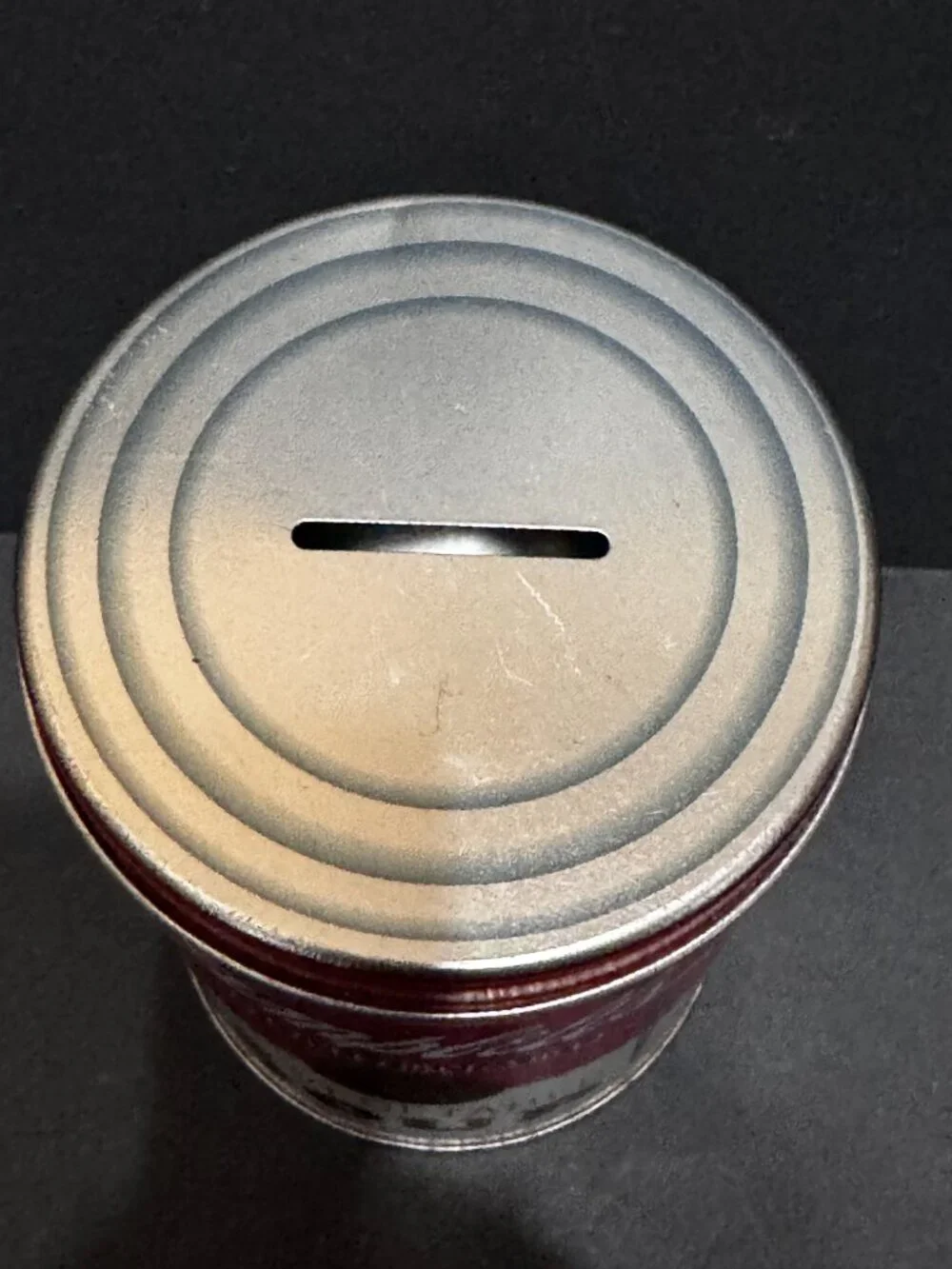 Campbell's Vegetable Soup Tin Canister Bank ft. Campbells Kids Vintage ca. 1997